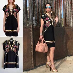 Zara Collection Women's Black Sleeveless Mini Dress Sz M